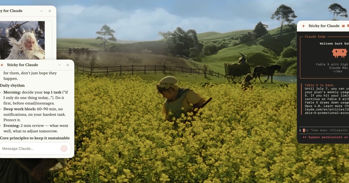 Sticky for Claude screenshot 1